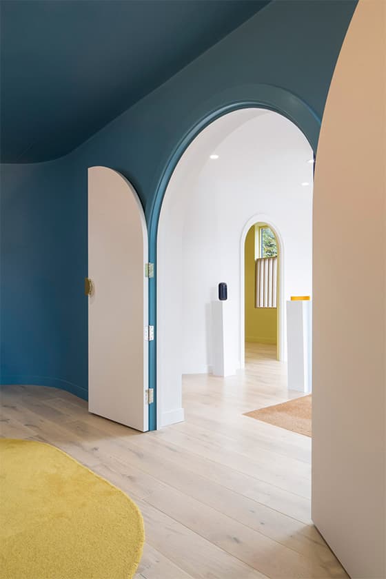 london exit here funeral home interiors design