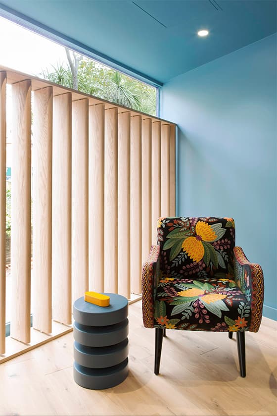 london exit here funeral home interiors design