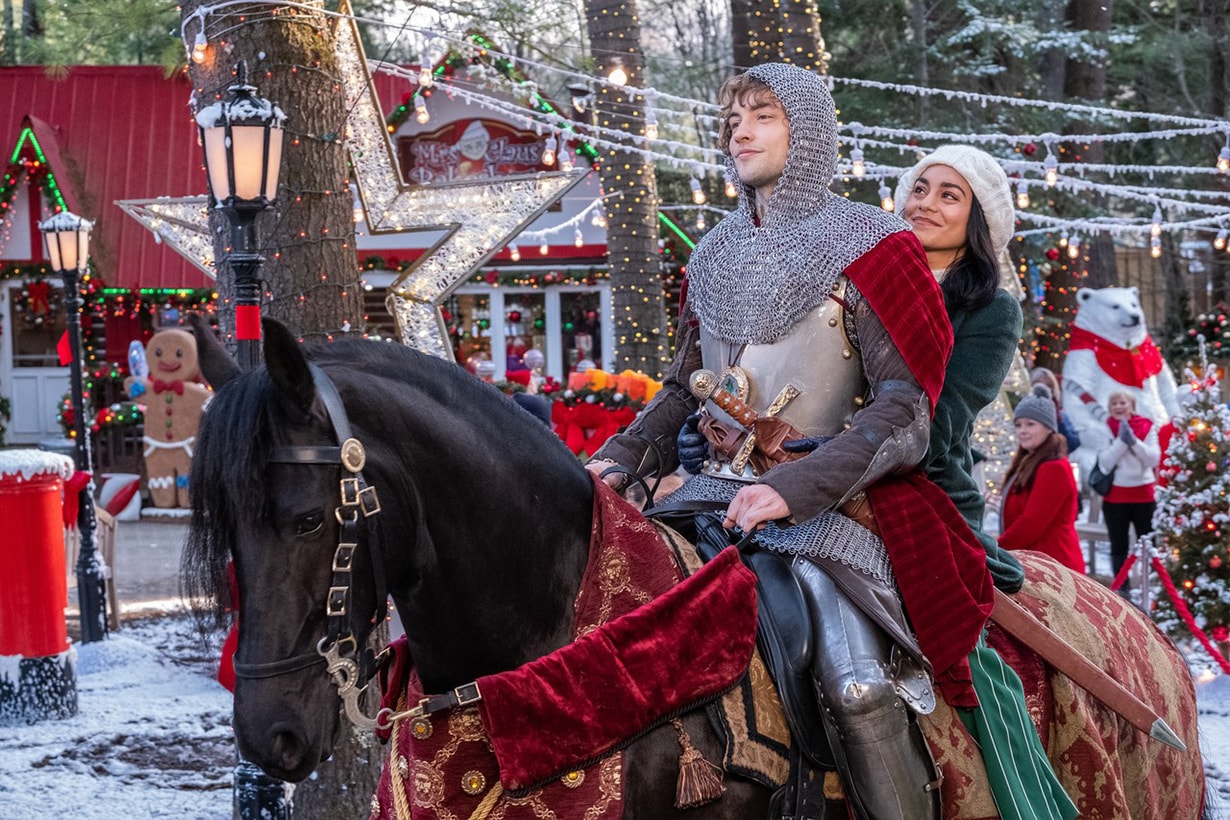 Netflix The Knight Before Christmas Vanessa Hudgens Josh Whitehouse Romantic Comedies Christmas Movies Love relationship