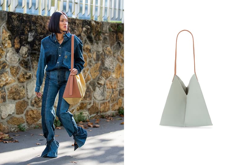 bp center seam faux leater tote review