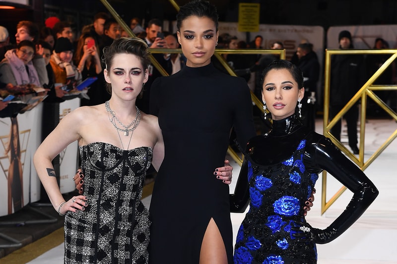 kristen stewart nike sneakers red carpet thom browne gown