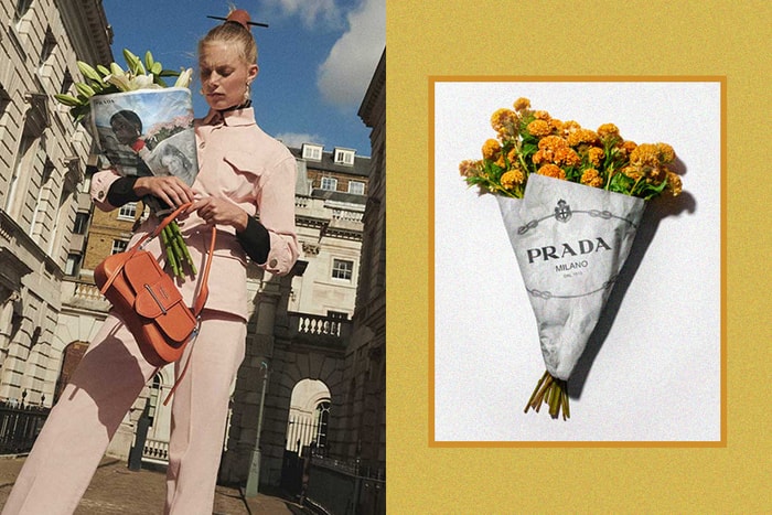 Prada 開了一間花店?將時尚結合花藝推出絕美限定花紙!