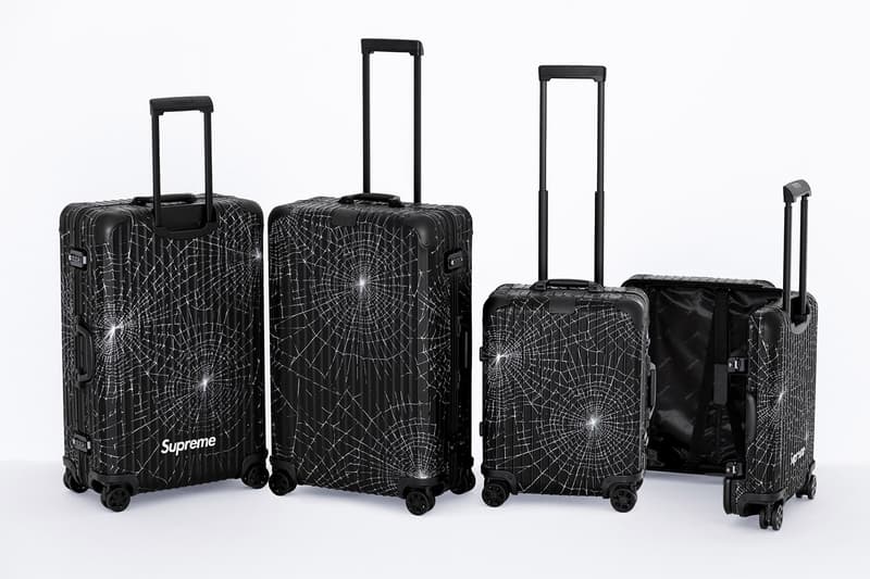 supreme rimowa collabration luggage suitcase november where when