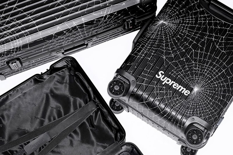 supreme rimowa collabration luggage suitcase november where when