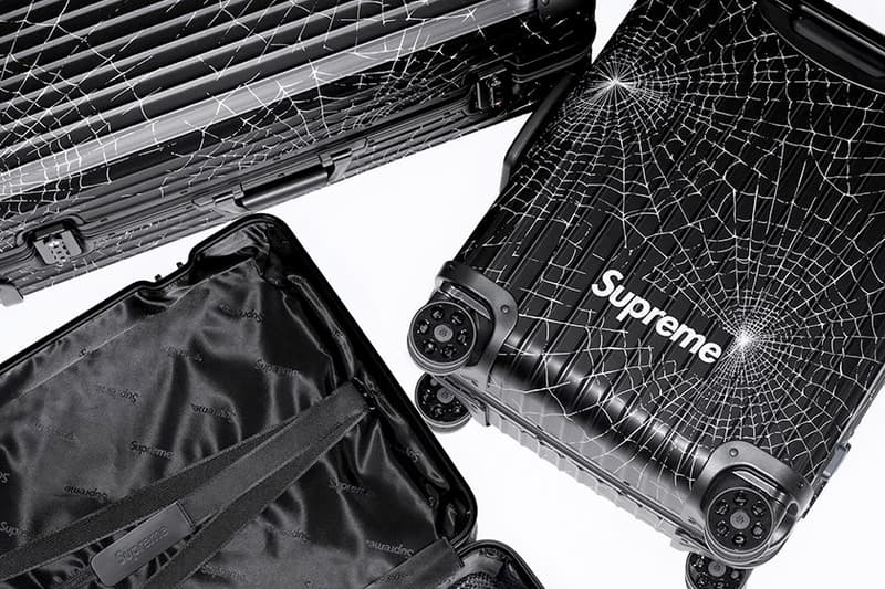 supreme rimowa collabration luggage suitcase november where when