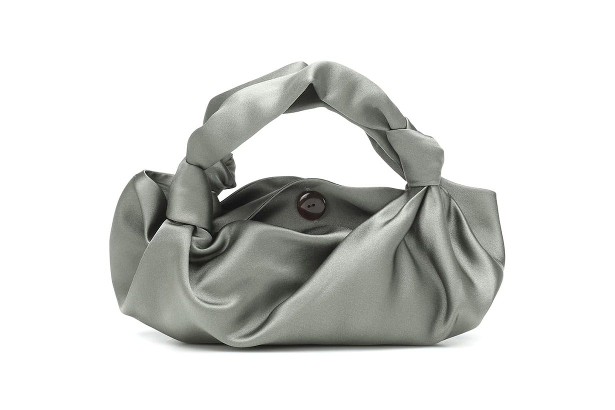 The Ascot Small satin clutch