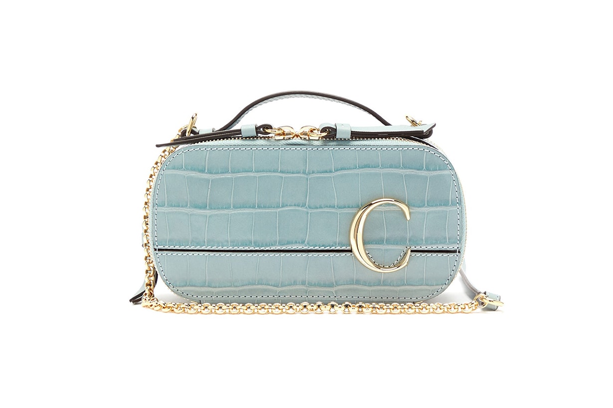 The C Mini Croc-effect Leather Cross-body Bag