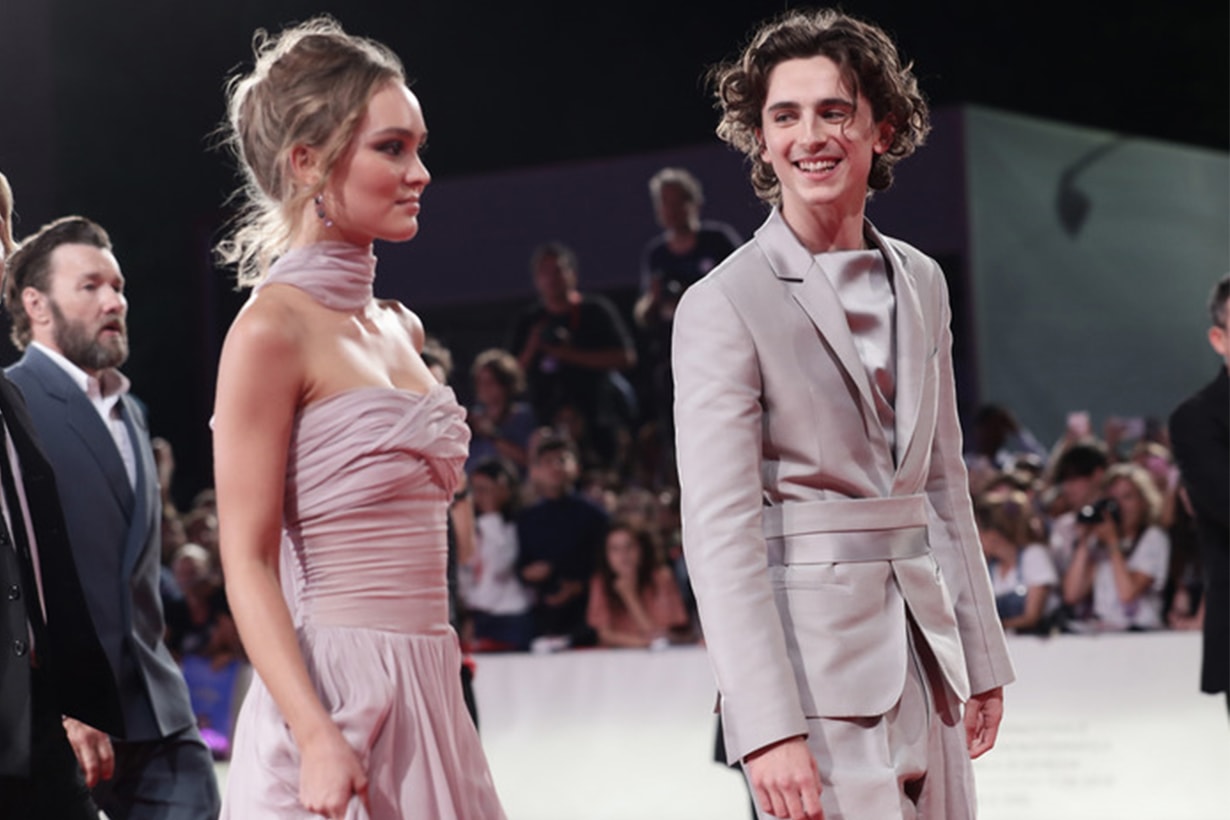 Timothée Chalamet and Lily-Rose Depp