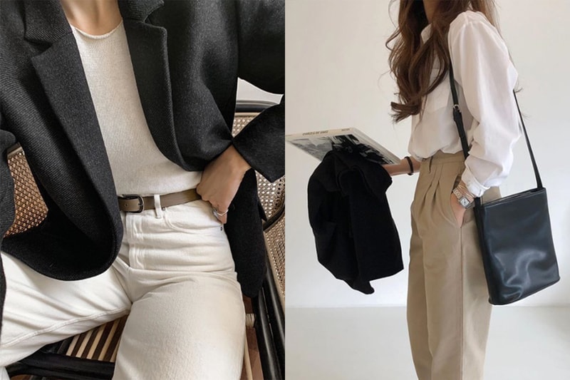 Blazers, shirts and jeans basic items style