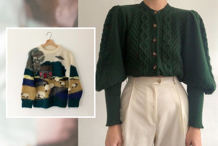 今年冬天就從奶奶的衣櫃裡偷一件毛衣,復古的編織圖紋時髦度滿分!