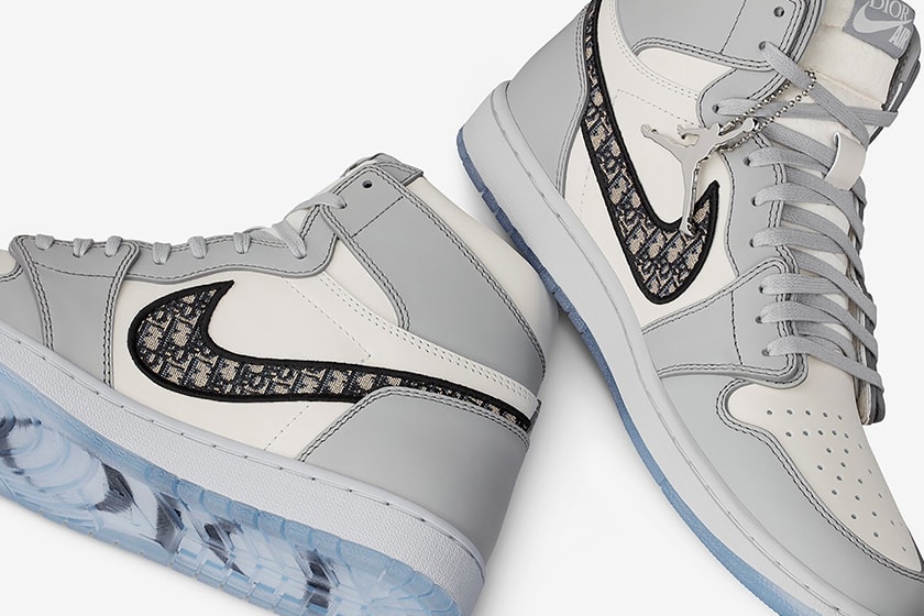 dior x nike Air Jordan 1 Monogram Sneaker release