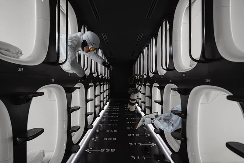 9h nine hours Capsule Hotel Tokyo Japan