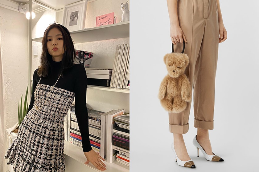 BLACKPINK Jennie Airport Lovely Bear Outfit