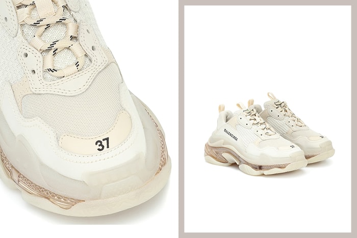 質感的淡奶油色好迷人!Balenciaga 為人氣鞋款 Triple S 帶來「Off-White」配色!