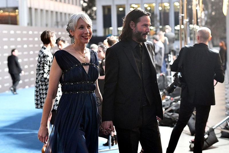 Keanu Reeves Girlfriend Alexandra Grant White Hair Color