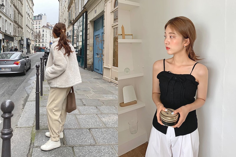 Korean Girl Low Ponytails Hairstyles 7