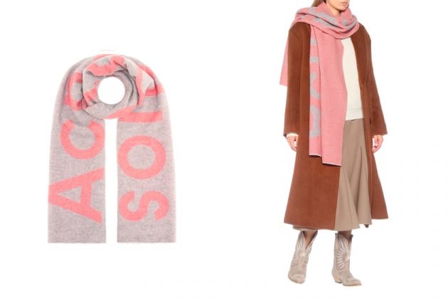 acne studios scaves except basic 2019 winter