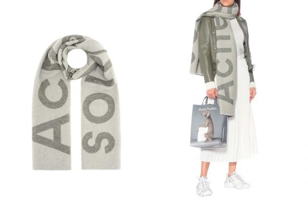 acne studios scaves except basic 2019 winter