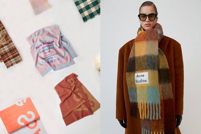 別只留意基本款!本季 Acne Studios 圍巾,還有這些好看的花色!