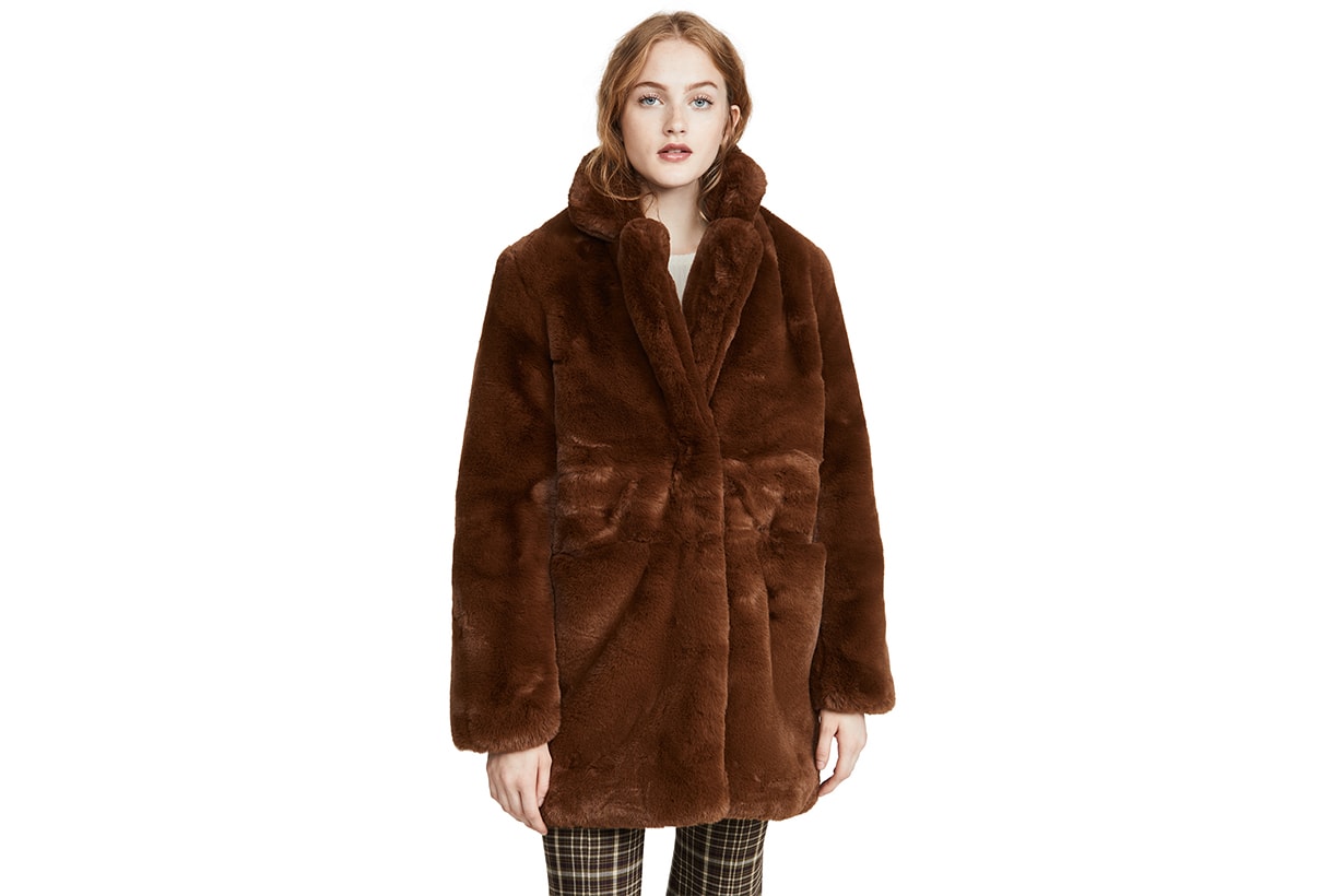 Apparis Sophie Faux Fur Coat