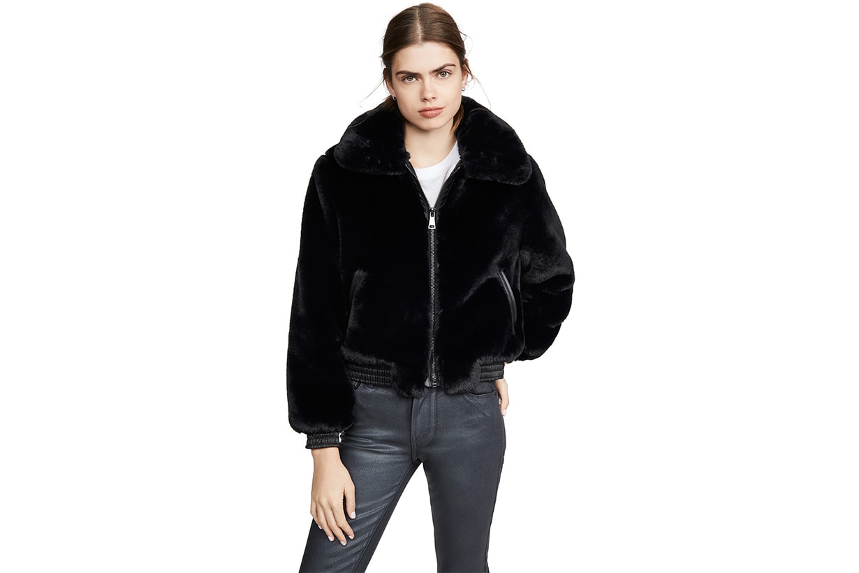 David Lerner Maverick Avaitor JAcket w/ Vegan Trim