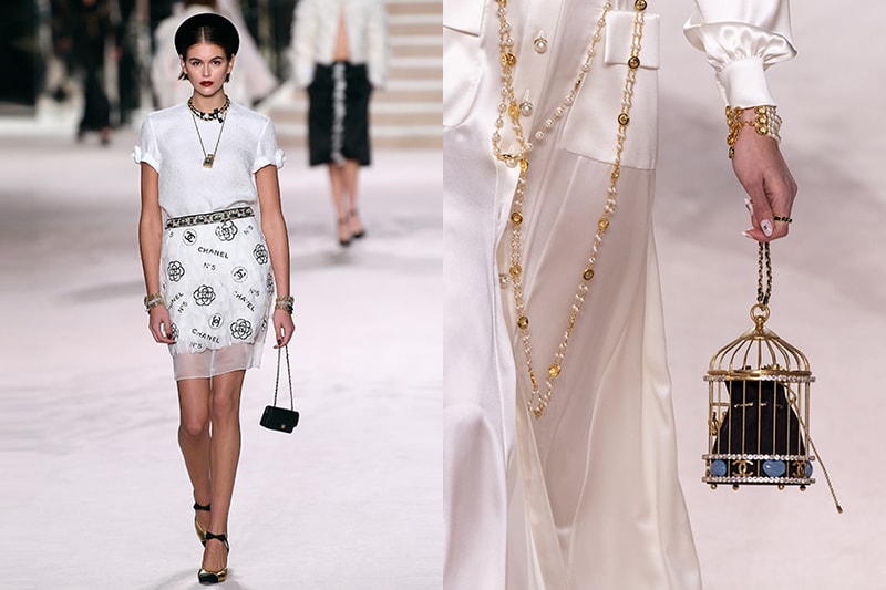 chanel mini bag at the metiers dart 2020 show