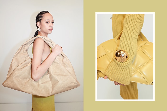 極簡變奏:Bottega Veneta 最新手袋加入絨毛、金屬粗鏈,預測為明年熱捧單品?