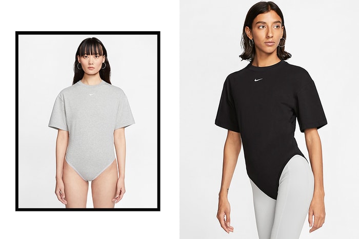 連 Nike 也將 T-shirt 設計成連身衣，風靡時尚界的 Bodysuit 熱潮你跟上了嗎？