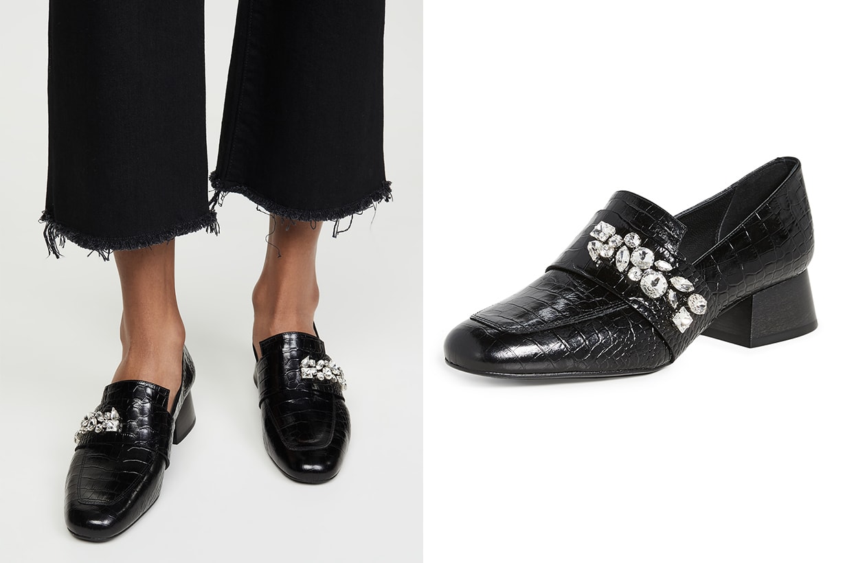 Freda Salvador Blossom Jewels Heeled Loafers