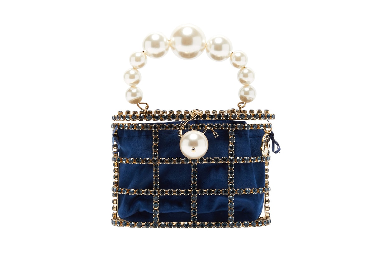 Holli Crystal-embellished Cage Clutch