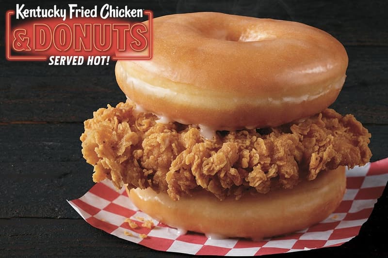 KFC Krispy Kreme chicken donuts burger