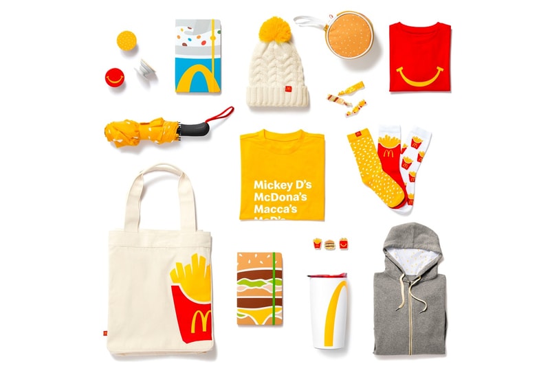 mcdonalds golden arches unlimited merchandise shop launch holiday items