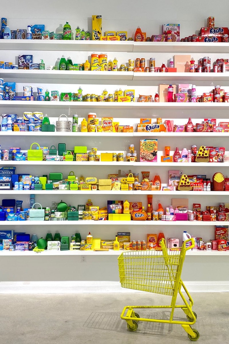 gelareh mizrahi art basel miami bodega pop up micro mini bags rainbow