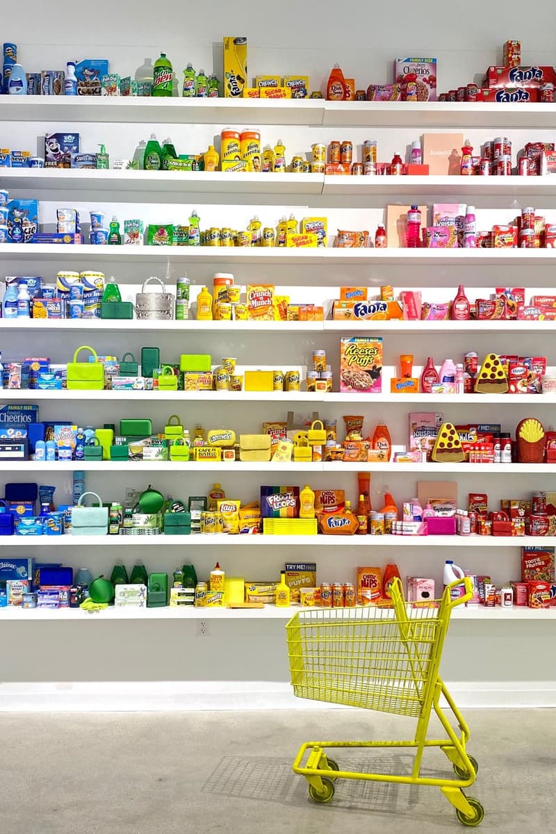 gelareh mizrahi art basel miami bodega pop up micro mini bags rainbow