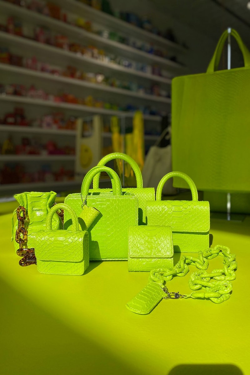 gelareh mizrahi art basel miami bodega pop up micro mini bags rainbow