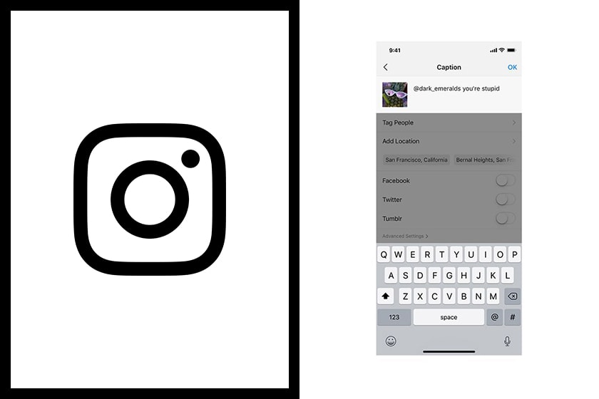 instagram new feature flags offensive captions