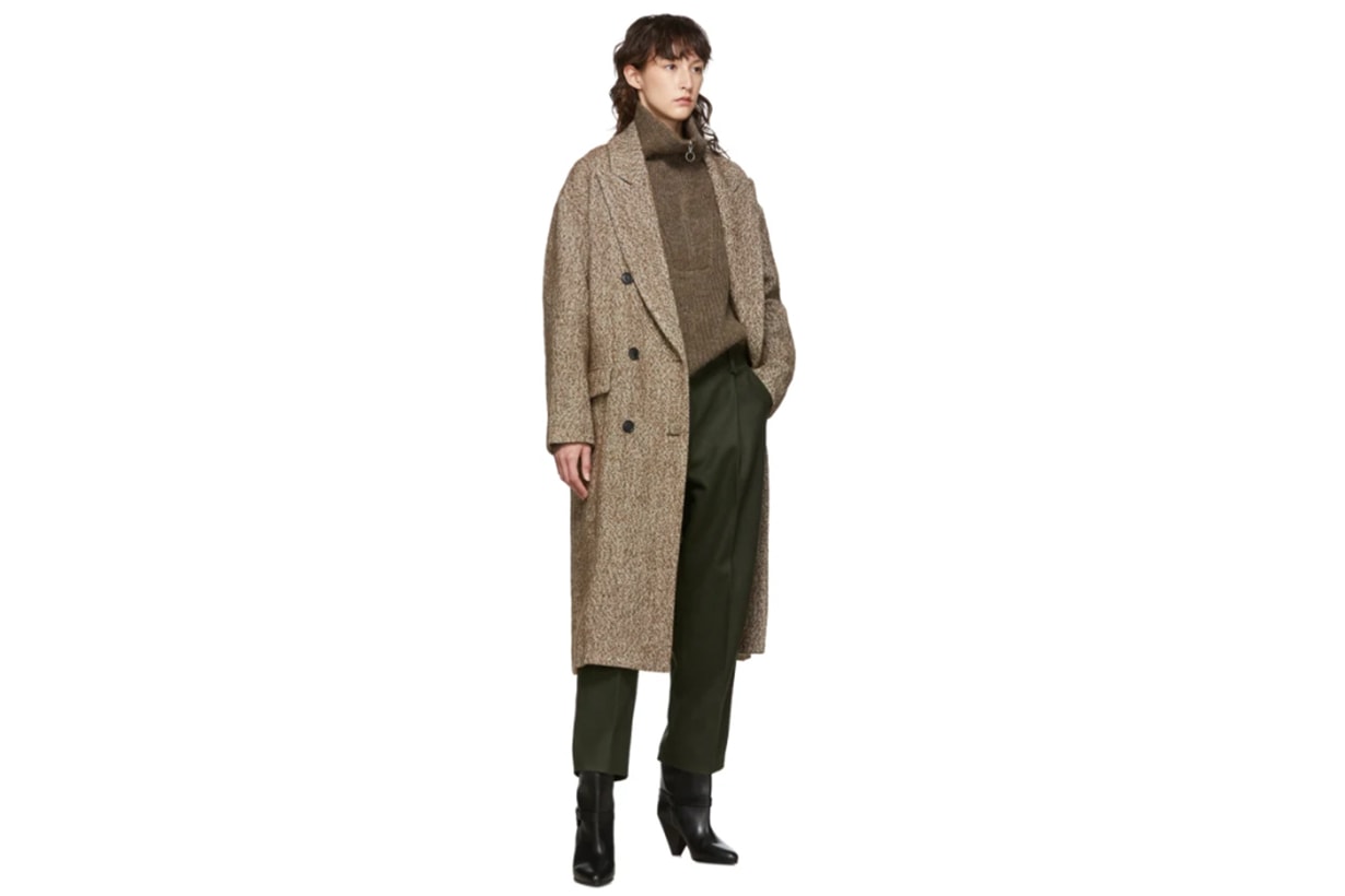 Isabel Marant Etoile Brown Habra Coat