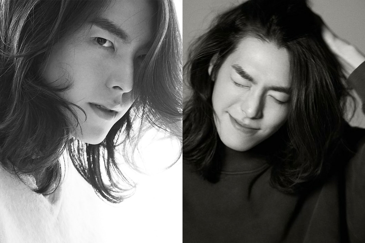 Kim Woo Bin SidusHQ pictorial photo posters long hair style celebrities hairstyles MBC documentary Humanimal korean idols celebrities actors