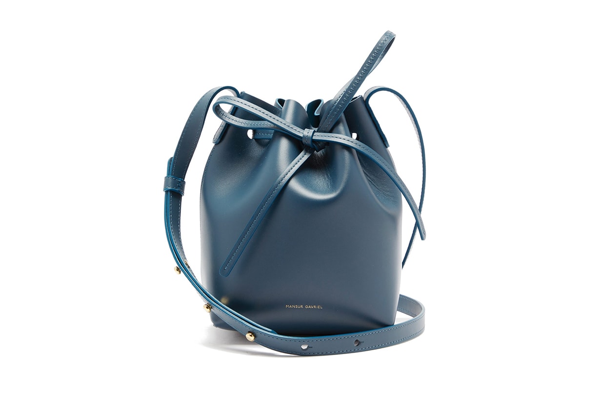 Mini Mini Leather Bucket Bag