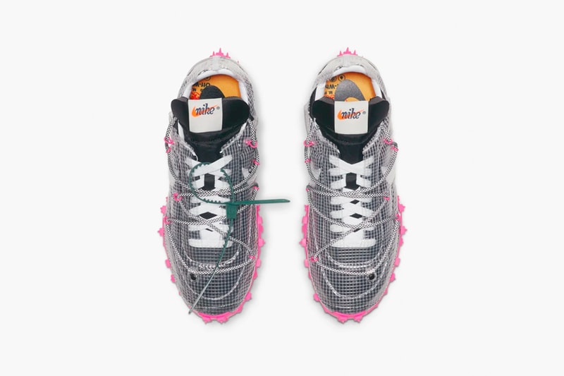 nike off white waffle racer athlete in prograss sneakers when debute
