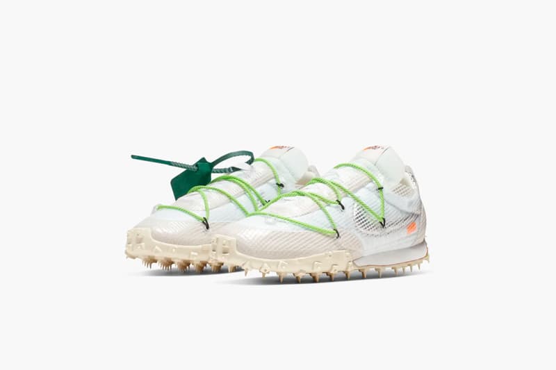 nike off white waffle racer athlete in prograss sneakers when debute
