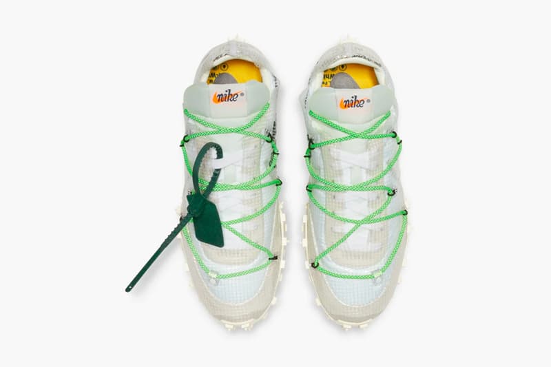 nike off white waffle racer athlete in prograss sneakers when debute