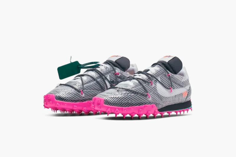 nike off white waffle racer athlete in prograss sneakers when debute