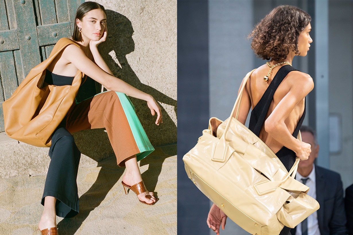 Giant Tote Bag Staud, Bottega Veneta