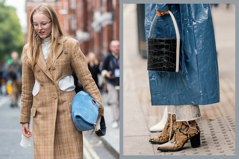 Pernille Teisbaek and Alexandra Carl outside JW Anderson during London Fashion Week