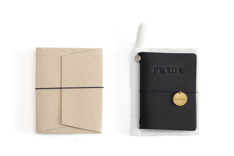 prada midori starionary escape limited notebook pen pencil
