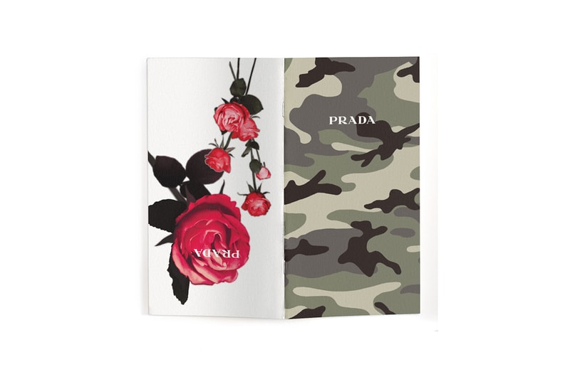 prada midori starionary escape limited notebook pen pencil