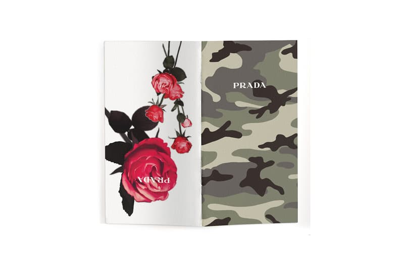 prada midori starionary escape limited notebook pen pencil