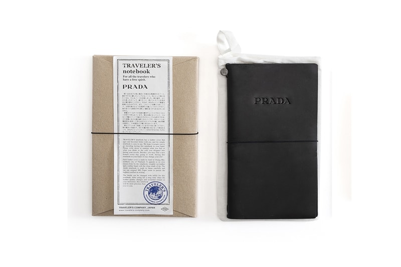 prada midori starionary escape limited notebook pen pencil