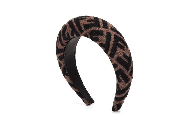 FENDI'S MONOGRAM CASHMERE HEADBAND